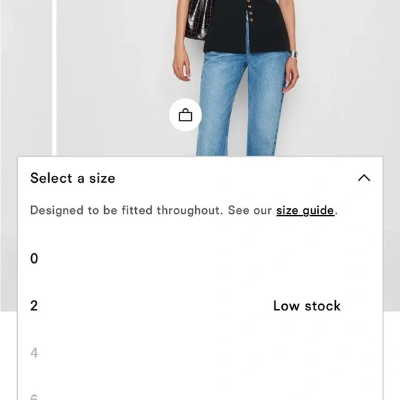 NWT • Rowe vest in black - size 4 - Picture 8 of 9